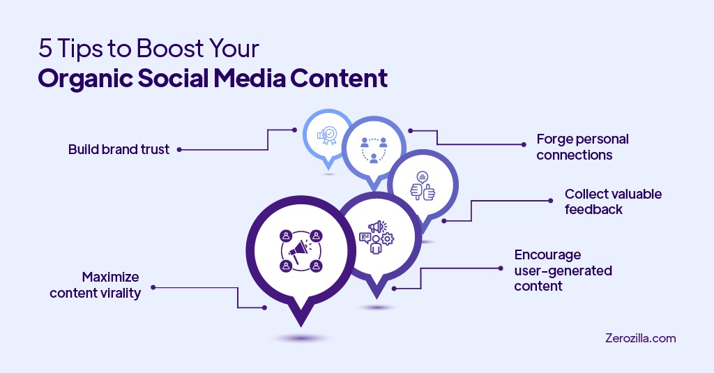 5 Tips to Boost Your Organic Social Media Content  